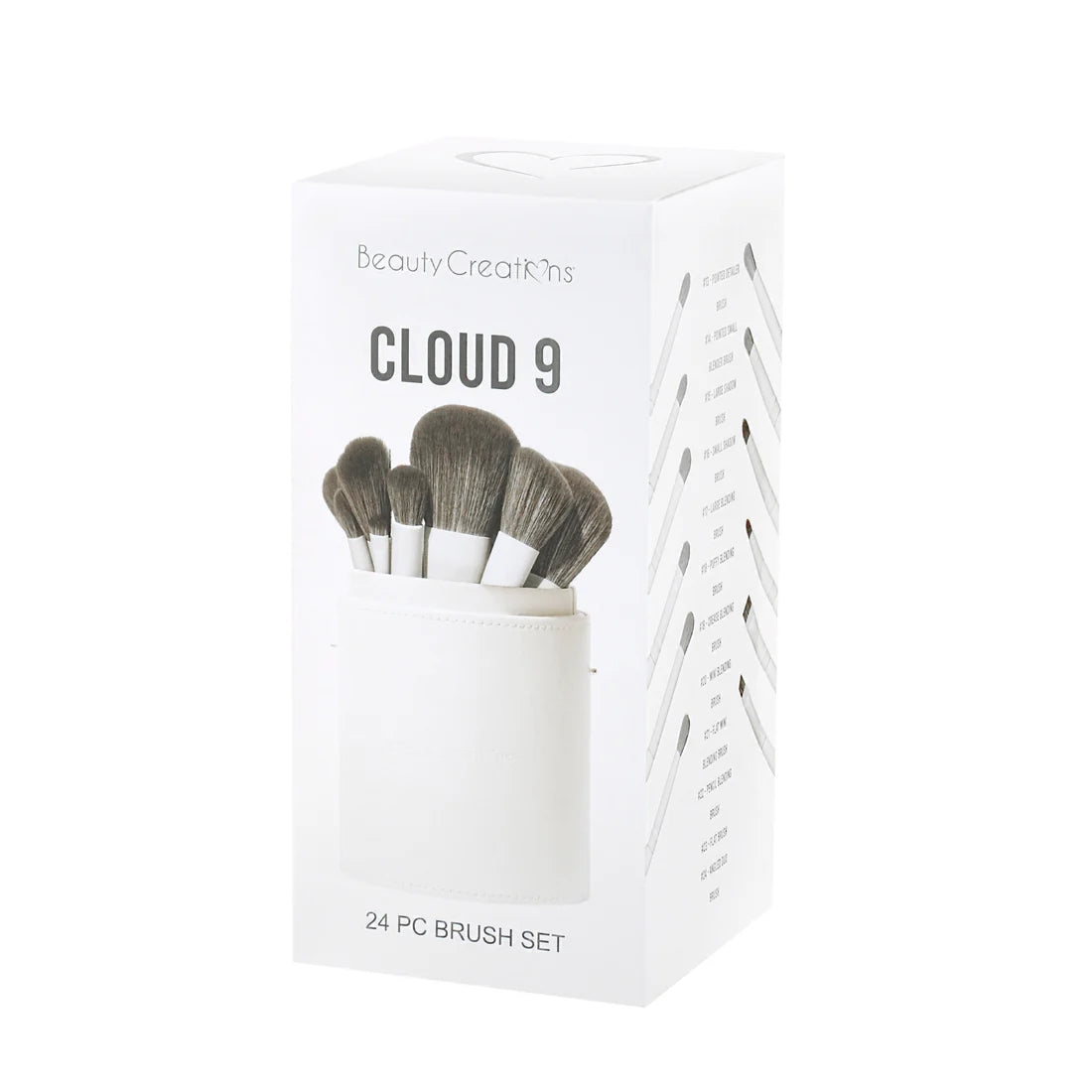 CLOUD 9 | SET DE BROCHAS 24 PCS