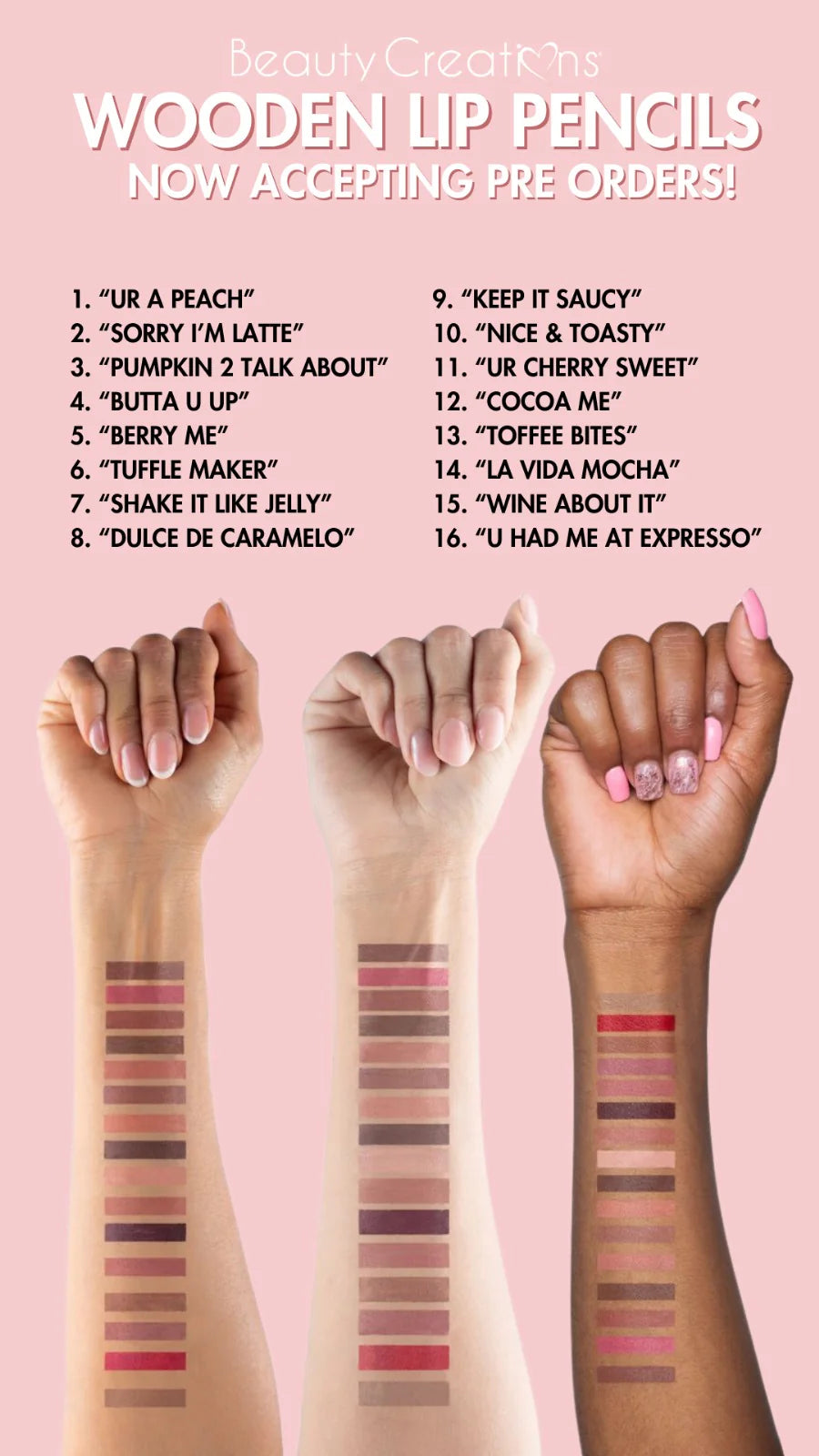 WOODEN LIP PENCIL