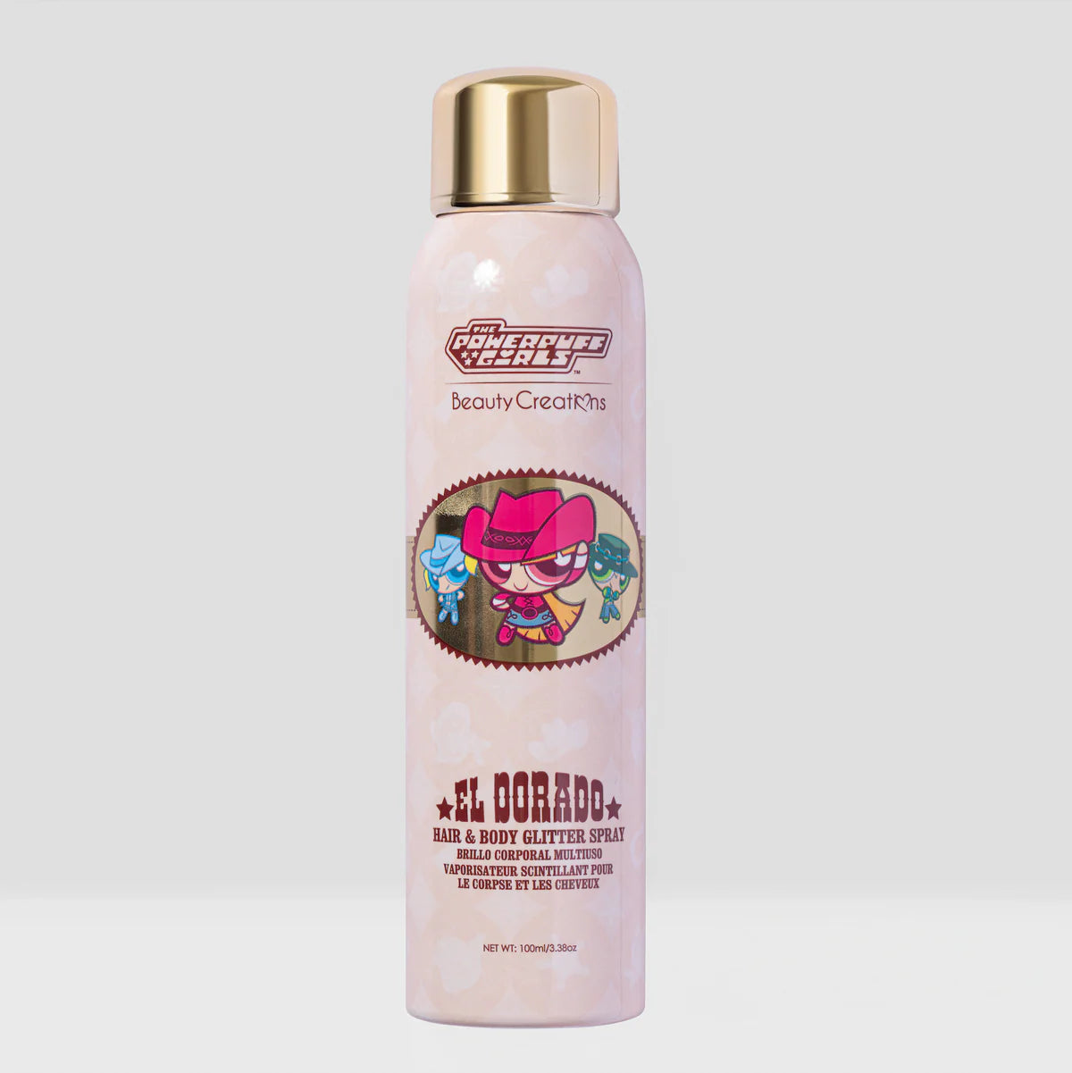 THE POWERPUFF GIRLS “EL DORADO” HAIR & BODY GLITTER SPRAY