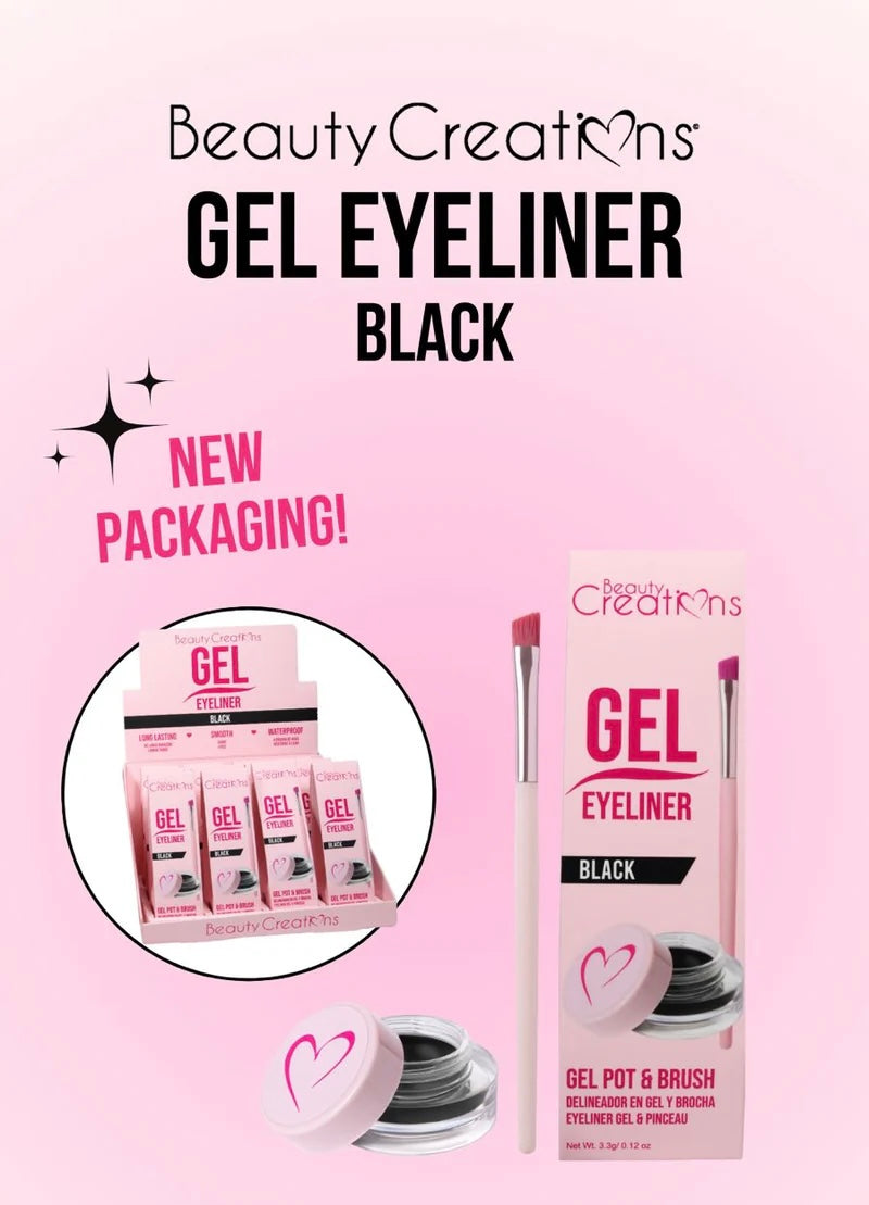 DELINEADOR NEGRO EN GEL Y BROCHA