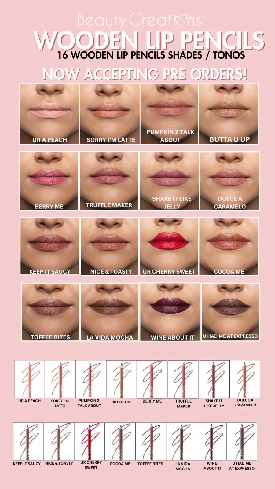 WOODEN LIP PENCIL