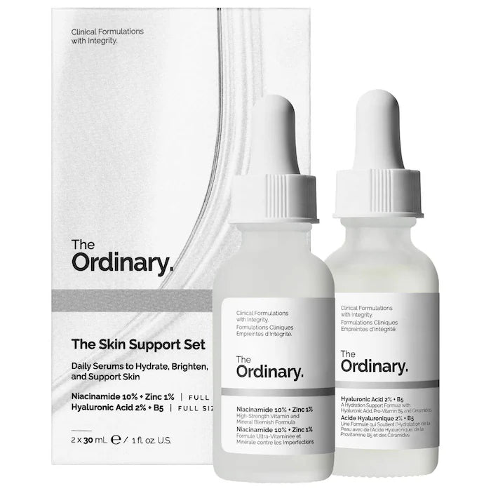THE ORDINARY SET WITH NIACINAMIDE + HYALURONIC ACID