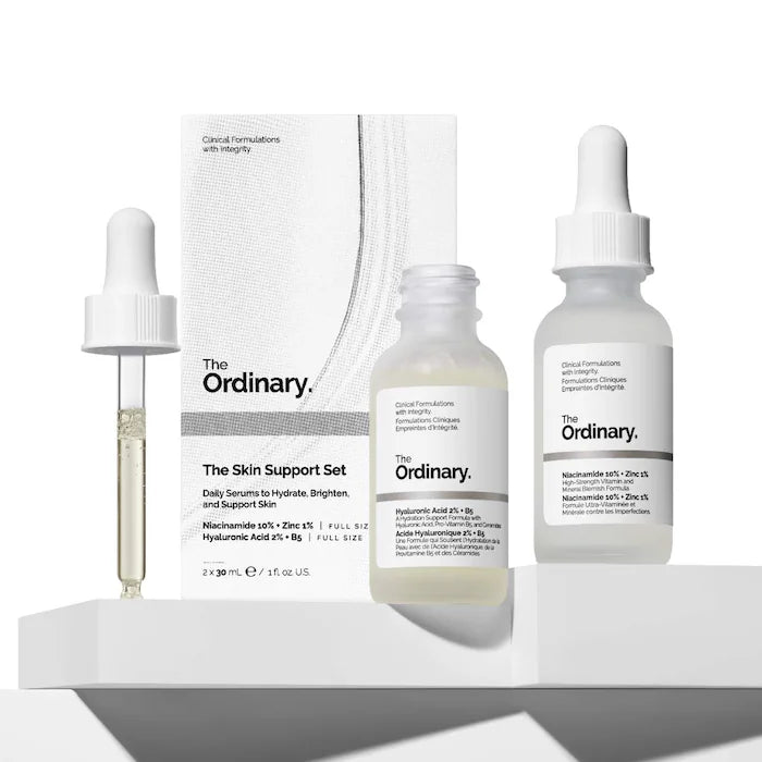 THE ORDINARY SET WITH NIACINAMIDE + HYALURONIC ACID