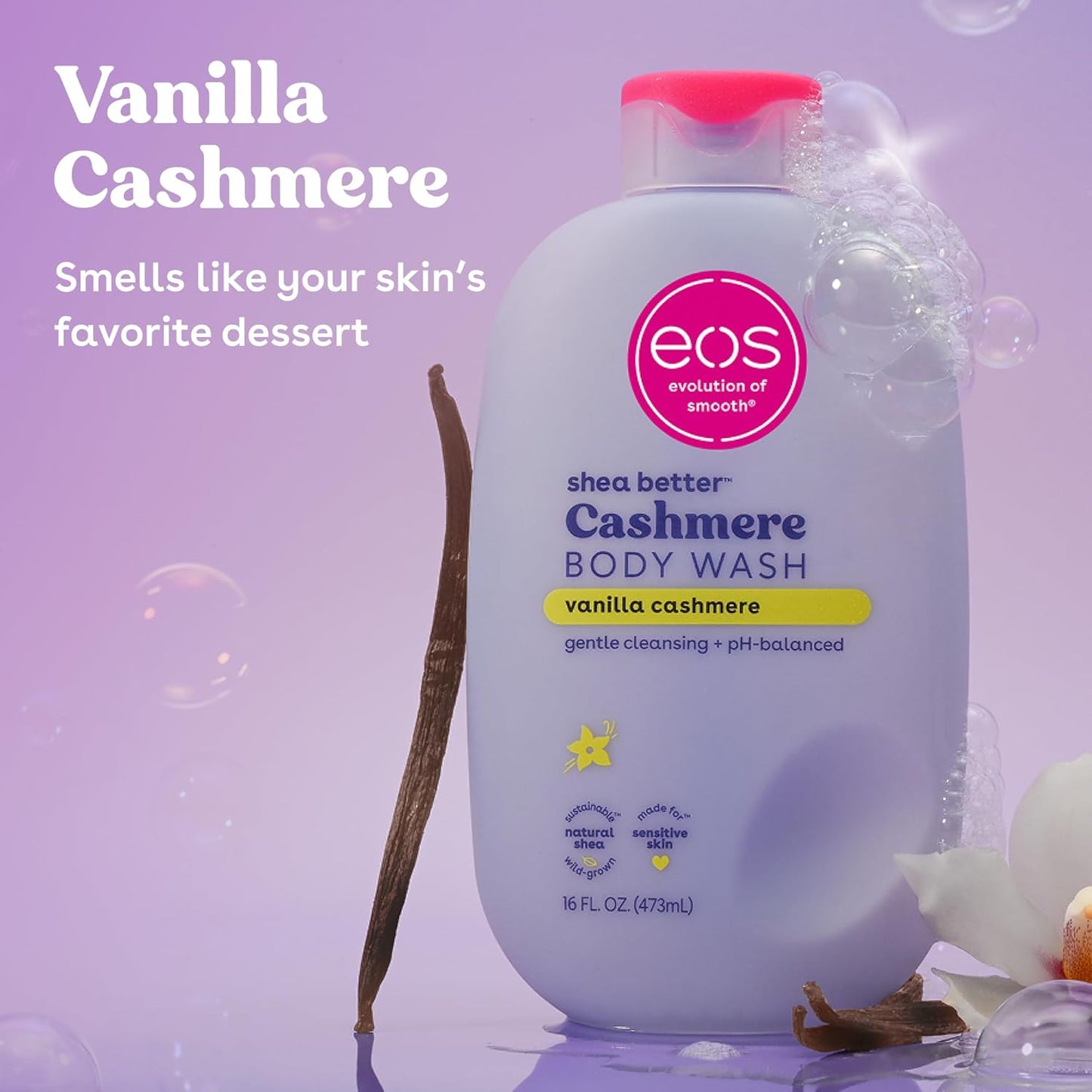 SHEA BETTER GEL DE DUCHA VAINILLA CASHMERE 473 ML