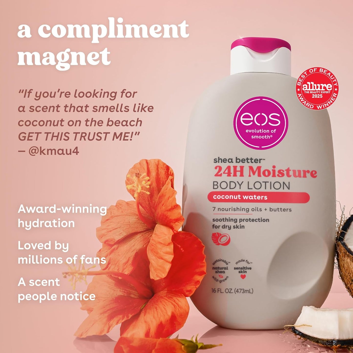 SHEA BETTER LOCIÓN CORPORAL COCONUT WATERS 473 ML