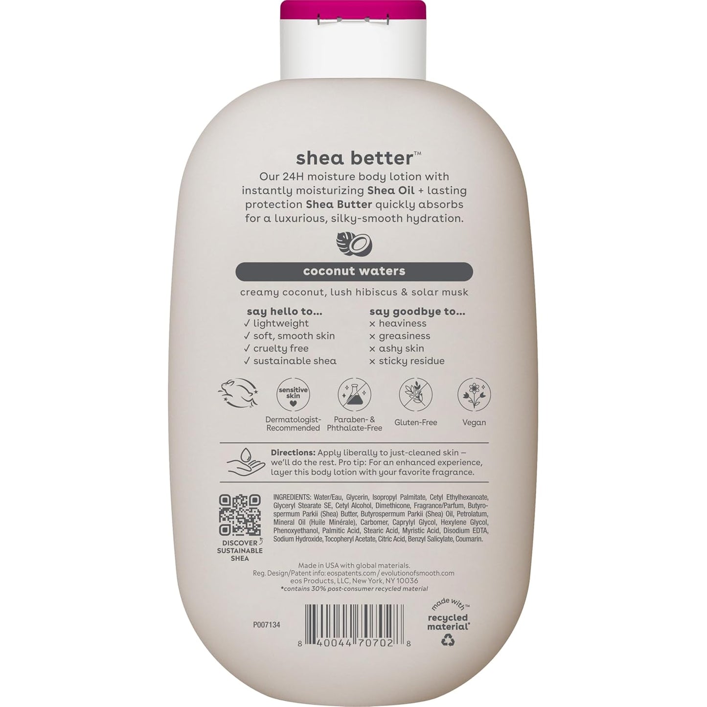 SHEA BETTER LOCIÓN CORPORAL COCONUT WATERS 473 ML