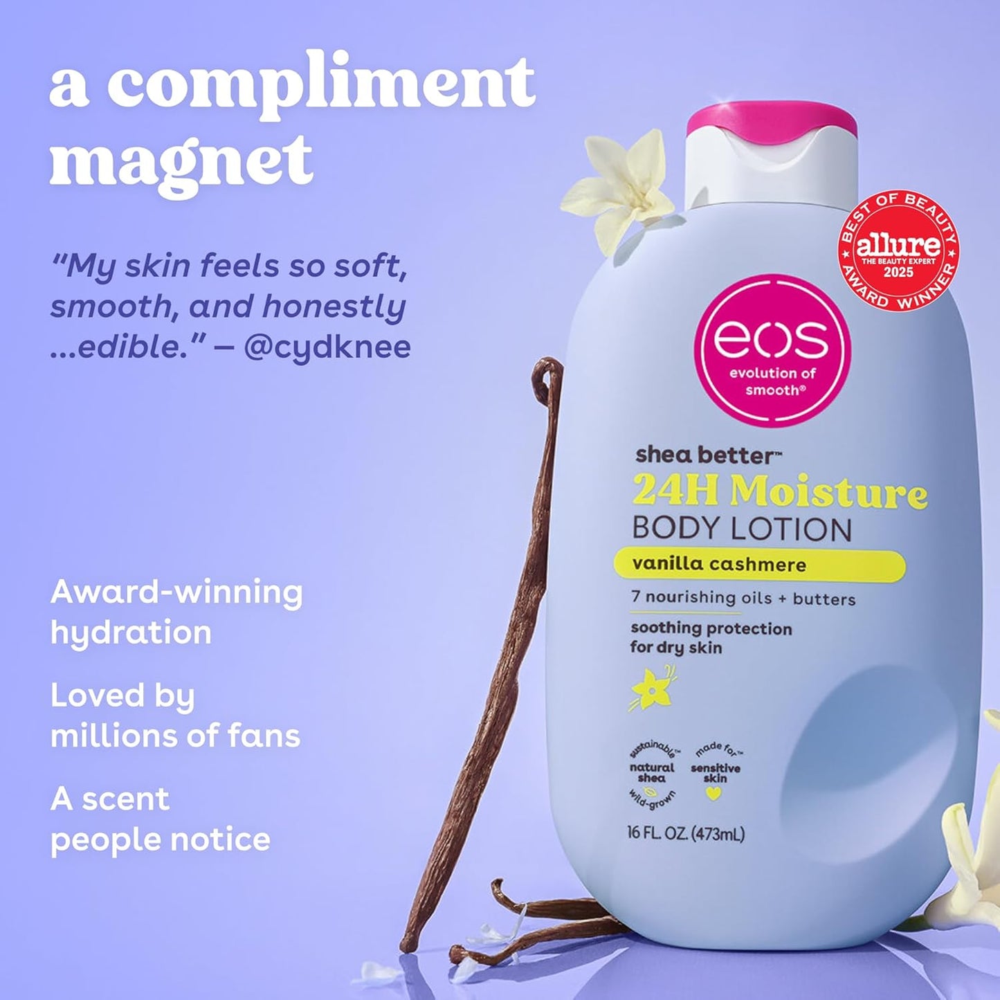 SHEA BETTER LOCIÓN CORPORAL VANILLA CASHMERE 473 ML