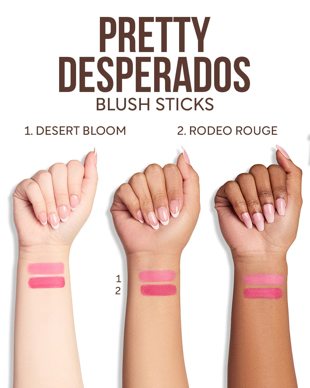 THE POWERPUFF GIRLS
 “PRETTY DESESPERADOS” BLUSH STICK SET