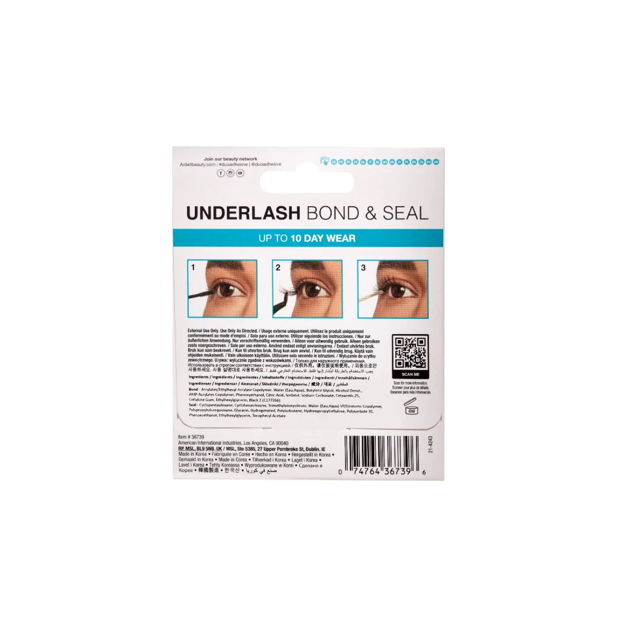 DUO UNDERLASH BOND & SEAL | PEGA DE PESTAÑAS