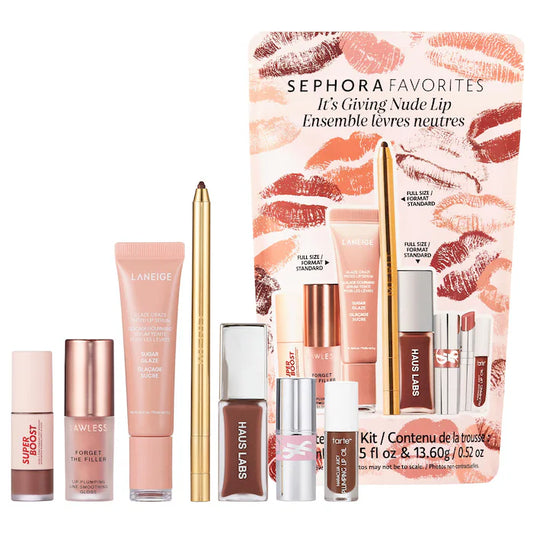 IT’S GIVING NUDE LIP MAKEUP VALUE SET