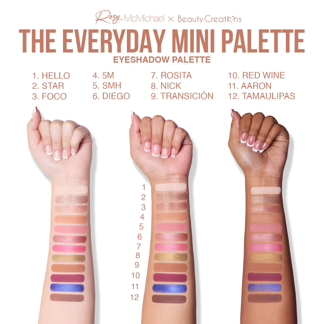THE EVERYDAY MINI PALETA DE SOMBRAS | ROSY’S ESSENTIALS VOL. 1