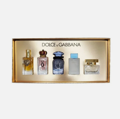 DOLCE & GABBANA MINI SET 5 PIEZAS