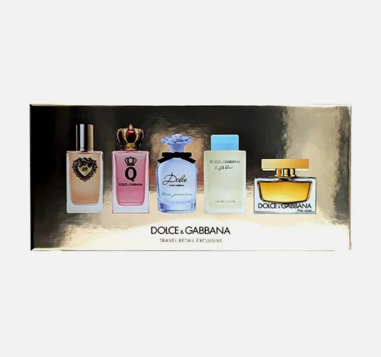 DOLCE & GABBANA MINI SET 5 PIEZAS