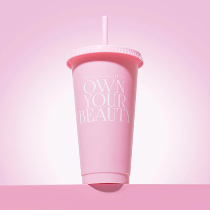 VASO OWN YOUR BEAUTY PINK TUMBLER
