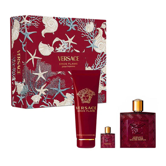 VERSACE EROS FLAME EST EDP KIT 3 PIEZAS