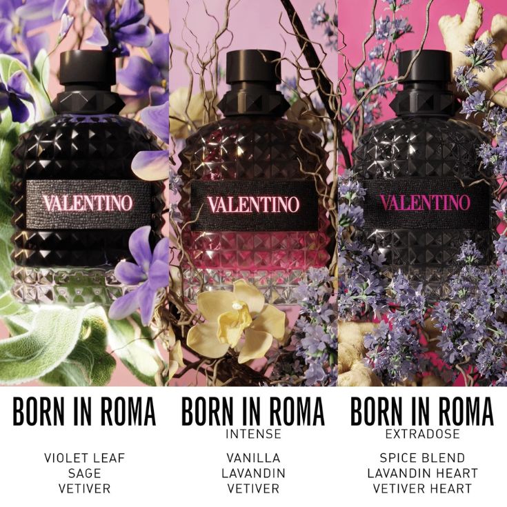 BORN IN ROMA EXTRADOSE EAU DE PARFUM UOMO 3.4OZ